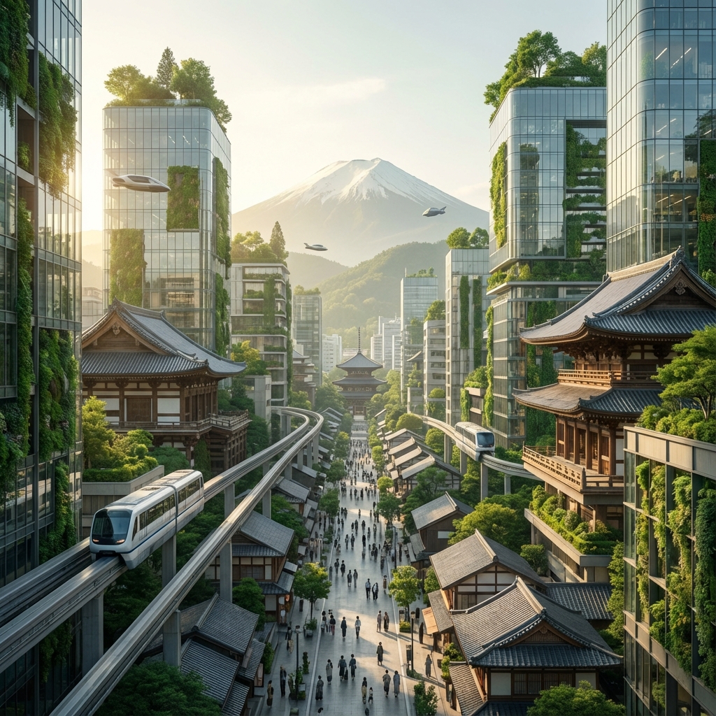 Kyoto City Landscape
